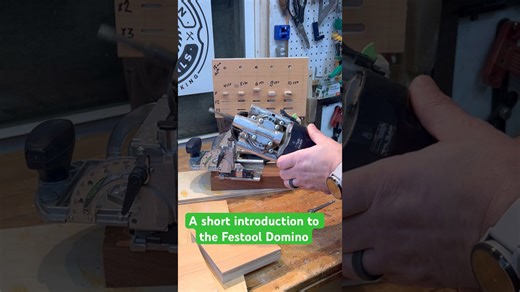 A short introduction to the features of the Festool Domino #woodworking #tools #workshop