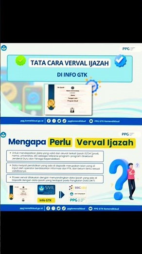 Diploma verification procedures, GTK info,