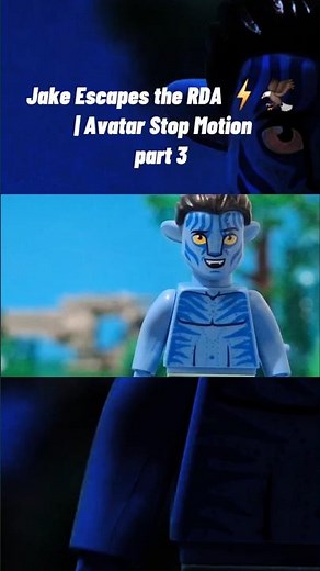 Jake Escapes the RDA ⚡🦅 | Avatar Stop Motion#Avatar #JakeSully #LEGO #StopMotion #Ikran #AvatarMovie