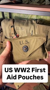First aid pouches during the Second World War #ww2 #wwii | past.wars.collecting