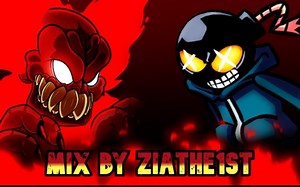 whitty VS tricky 一整周 (fnf Mashup)