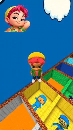 KPop Demon Hunters Vs Squid Game Lava Jump (Part 4) #shorts #minecraft #sodapop | Diamond Pop X