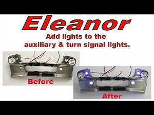 Eaglemoss1:8 Eleanor Mustang Grill Light Modification