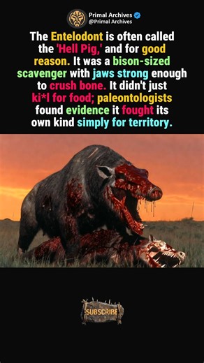 The ‘Hell Pig’ That Ruled Prehistoric Plains #shorts
