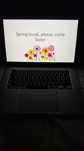 Daliaspoems on Instagram: "A poem about Spring Break #springbreak #winterbreakisover #sadness"