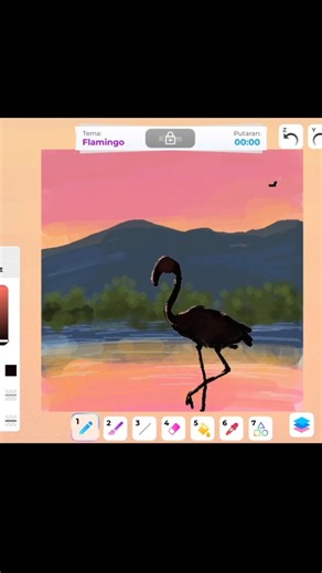 Theme: Flamingo #roblox #drawing #speeddraw #game #fyi #art