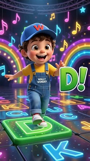 ABC Alphabet Dance 🔤🎵 | Learn A B C with Wally Wonder! | Kids Learning#kidssongs #wonderdailykids