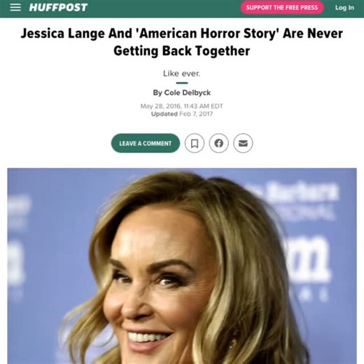 AHS on Instagram: "Jessica Lange once said… 🤥"
