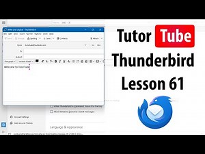 Thunderbird - Lesson 61 - Calendar Time zone and Date Text Format