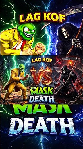 The Mask Destroys Death 💀😱 #mugen #funny #shorts