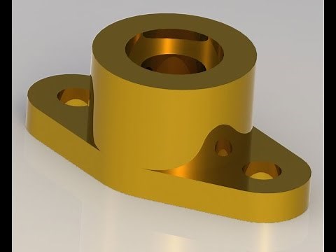 SolidWorks : Concevoir un support d’axe simple (pas à pas)