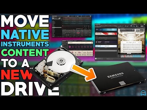 MOVE & RE-LINK NATIVE INSTRUMENTS SAMPLE CONTENT (KONTAKT, BATTERY, REAKTOR etc...)
