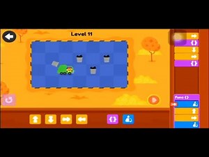 Garbage truck | Functions | level 1 to 15 by Kidlo Coding