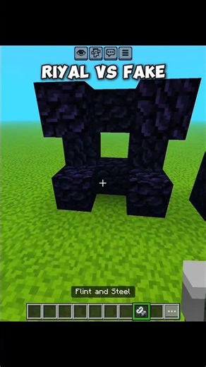 Minecraft Fake Vs Real 😭 #minecraft #shorts