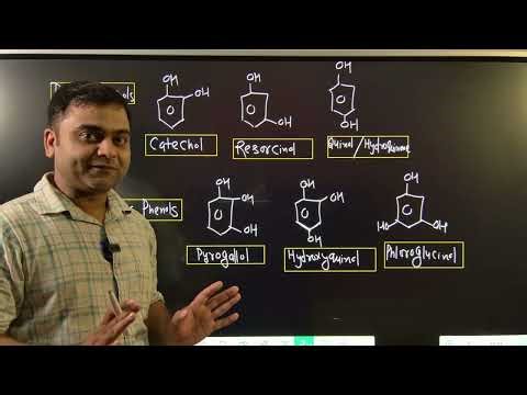 Nomenclature & preparation of phenols, cummene processII ALCOHOLS,PHENOLS & ETHERS class12