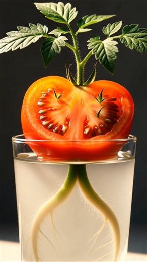 tomato 🍅 growth #ai #vagetables #shorts