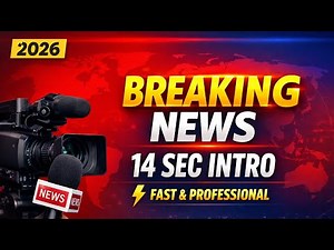 14 Min Professional News Intro Compilation | Breaking News Broadcast Openers & TV News Templates