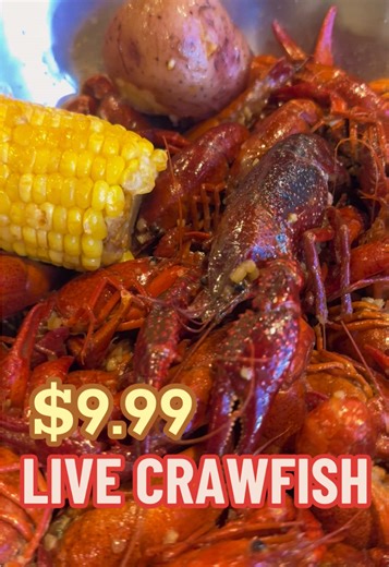 Crawfish Season at Swamp Kingz: $9.99 Per Pound!