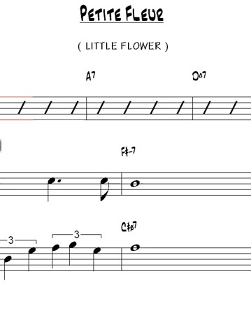Petite Fleur Sidney Bechet 1952 Alto Sax