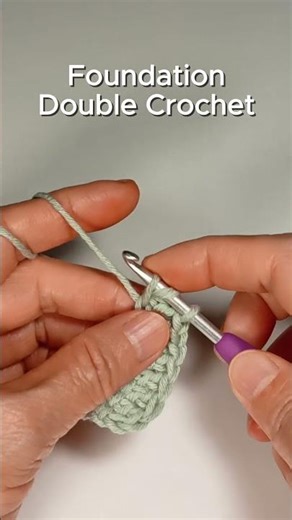 Double Crochet Chainless Foundation (fdc) – Simple Beginner Demo