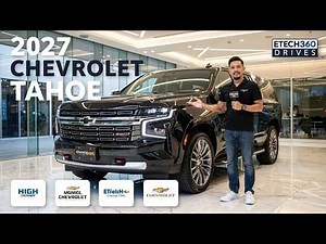 2027 Chevrolet Tahoe Review | Luxury 3-Row SUV with V8 Power, Premium Interior & New Features