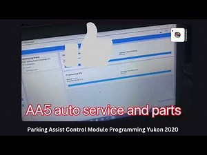 GMC yukon 2020 park assist module program