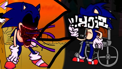 FNF sonicexe 2.0 主周 PE自移植展示1080p高清无码(带链接)