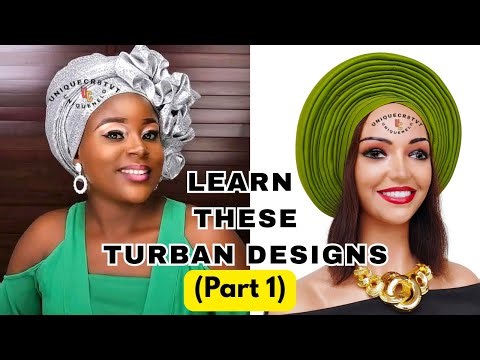 How to Make a Padded Pleated Turban (Part 1) #turbantutorial #turban