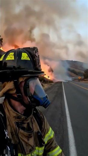 You won't believe what's right behind me... #fire