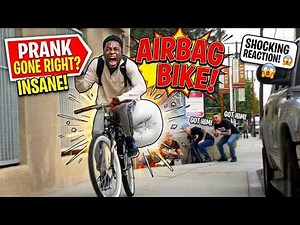 Bait Bike Airbag Prank | Dumb Criminals Get Caught