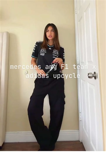 Upcycled Mercedes-AMG F1 Jersey & Cargo Pants Project for 2025
