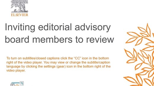 邀请编辑顾问委员会成员审稿【爱思唯尔Editorial Manager使用指南】