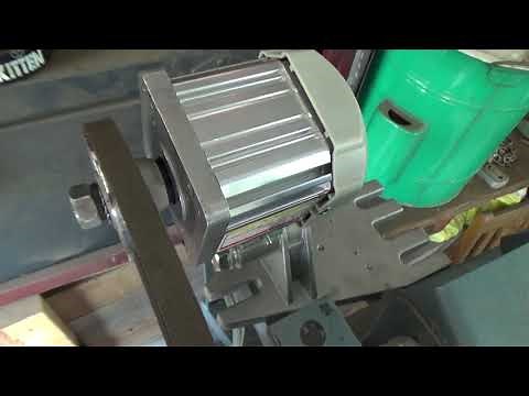Lathe Motor upgrade - adding a 550w 3/4hp brushless servo sewing machine motor