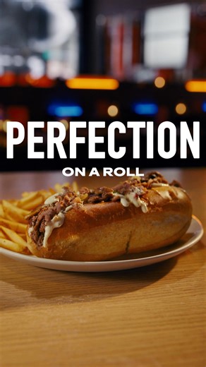 Philly’s most iconic dish, is now serving up cheesy deliciousness at Dave & Buster’s. Try our new melty-er, meatier, cheesier, Philly Cheesesteak served on an authentic hoagie roll. | Dave & Buster's