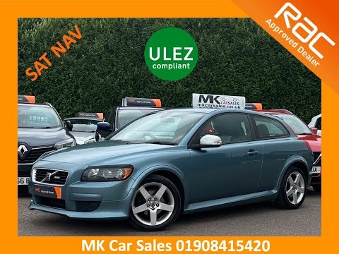 2009 Volvo C30 R-Design Coupe 1.6 Orinoco Blue Pearl YR59ZDC MK Car Sales