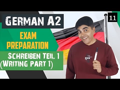 Goethe A2 writing exam✍️ 📝 | How to pass German A2 writing exam part 1 ✍️📚