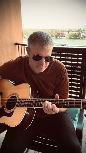 Strumming out “ramble on” by Led Zeppelin