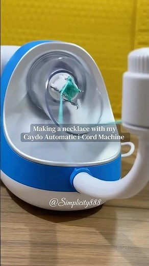 🪢 Caydo Automatic i-Cord Machine i1 Pro #simplicity888 #icord #caydo #artsandcrafts #handmade #diy