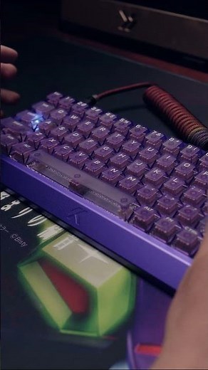 no talking, just a purple keyboard that goes THOCK 🔊 | Ace68 GT Sound Test #desksetup