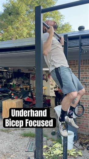 Pull-up Variation for Bicep Improvement #DirtBikeTraining #Training #Adaptation