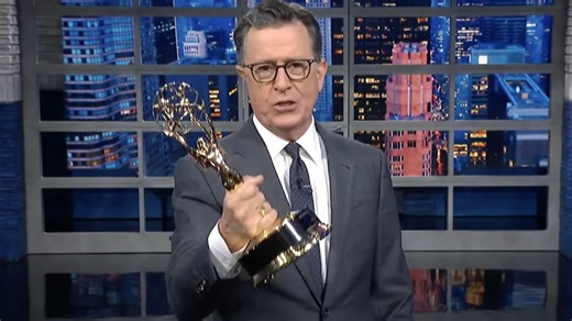 Stephen Colbert Mocks Trump After 'Late Show' Emmy Win