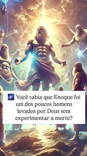 🌌 Você sabia que Enoque foi um dos poucos homens levados por Deus sem experimentar a morte? A Bíblia diz que ele “andou com Deus; e já não foi encontrado, porque Deus o havia arrebatado” (Gênesis 5:24). 📖 Em Hebreus 11:5, lemos que pela fé Enoque foi levado para junto de Deus, não vendo a morte. Seu testemunho é reconhecido como exemplo de fidelidade e justiça, tornando-se um precursor do arrebatamento. 👁️‍🗨️ O não-canônico Livro de Enoque, preservado na tradição etíope, descreve visões glor