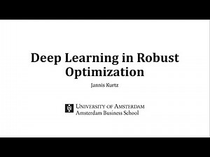 Deep Learning in Robust Optimization