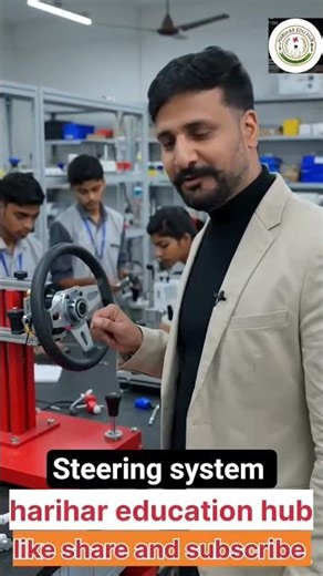 Steering System Working Model 🔧 | Automobile Lab Demo by Yogesh Sir
