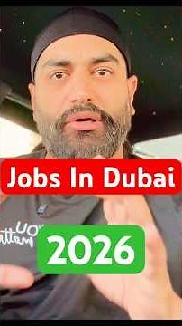 Jobs In Dubai UAE