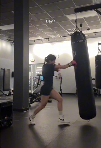 Day 1 - Learning to box Since I mix lifting weights, jump rope, and running, I realized boxing brings it all together… so I decided to give it a shot. It’s been a while since I last boxed, but after moving and finding my gloves while packing, it felt like a sign. So here we go.. another way to challenge myself. Let’s see how far this goes. #boxing #box #boxingtraining #gymgirl #boxing🥊