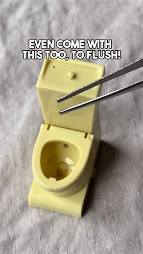 1.4M views · 5.4K reactions | This #gacha #gashapon #capsuletoy is super unique! It’s a #mini #miniature working toilet! #japan #japanfinds | adrianwidjy | Facebook