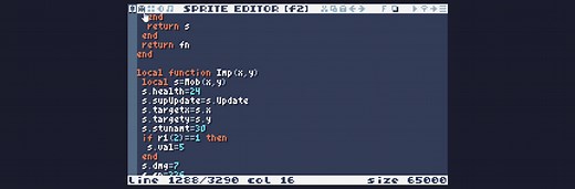 The TIC-80 tiny computer lets you make games in your browser