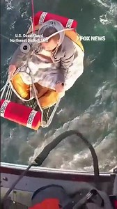 WATCH: Coast Guard crews rescue four fishermen stuck at sea #shorts #coastguard #sea #rescue #fox