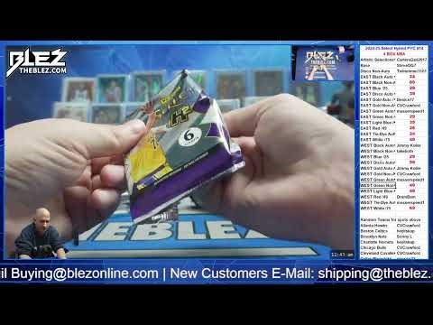 2024-2025 Panini Select Hybrid 4 Box BREAK #14 Pick Your Color